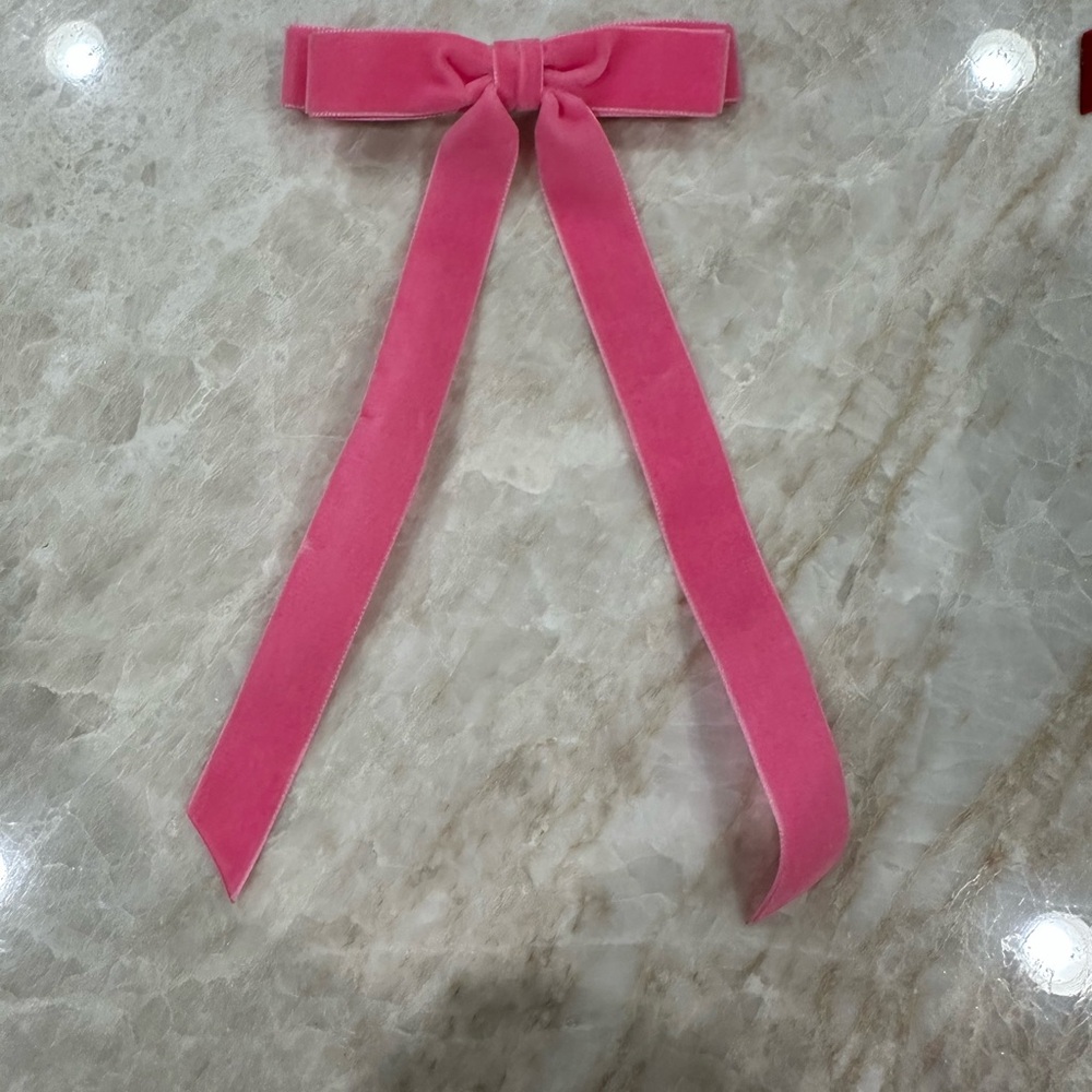 Pink Velvet bow